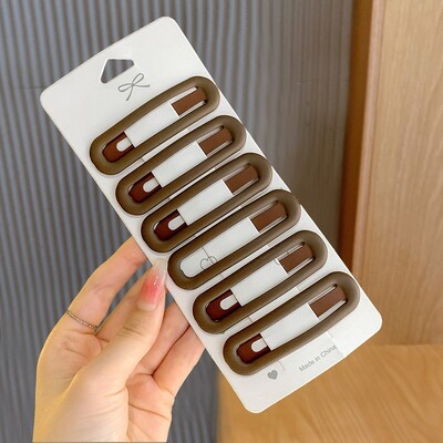 6 buc. Agrafe laterale de păr, practice, versatibile, de culoare Morandi BB, pentru fete, femei, copii, copii, doamne, accesorii de păr