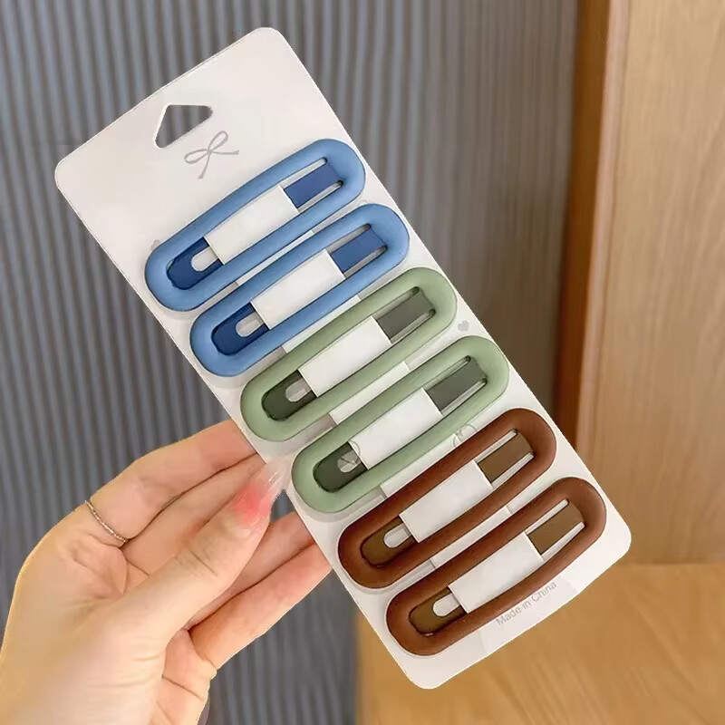 6 buc. Agrafe laterale de păr, practice, versatibile, de culoare Morandi BB, pentru fete, femei, copii, copii, doamne, accesorii de păr