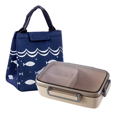 Cutie de prânz pentru cuptor cu microunde, zăbrele independentă pentru copii, cutie bento, cutie de prânz bento portabilă, rezistentă la scurgeri, container pentru alimente