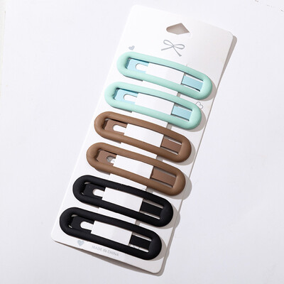 6 komada novih djevojaka, slatki šareni oblik, ukosnice, slatke kopče za kosu, dječje ukosnice, kopča, modni dodaci za kosu