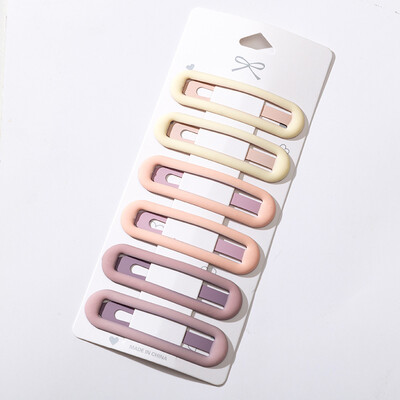 6 komada novih djevojaka, slatki šareni oblik, ukosnice, slatke kopče za kosu, dječje ukosnice, kopča, modni dodaci za kosu