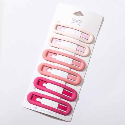 6 komada novih djevojaka, slatki šareni oblik, ukosnice, slatke kopče za kosu, dječje ukosnice, kopča, modni dodaci za kosu