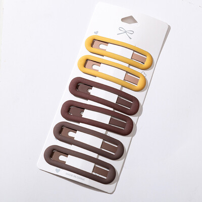 6 komada novih djevojaka, slatki šareni oblik, ukosnice, slatke kopče za kosu, dječje ukosnice, kopča, modni dodaci za kosu