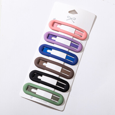 6 komada novih djevojaka, slatki šareni oblik, ukosnice, slatke kopče za kosu, dječje ukosnice, kopča, modni dodaci za kosu