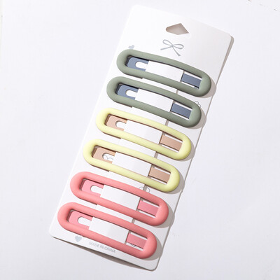 6 komada novih djevojaka, slatki šareni oblik, ukosnice, slatke kopče za kosu, dječje ukosnice, kopča, modni dodaci za kosu