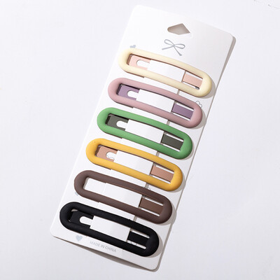 6 komada novih djevojaka, slatki šareni oblik, ukosnice, slatke kopče za kosu, dječje ukosnice, kopča, modni dodaci za kosu