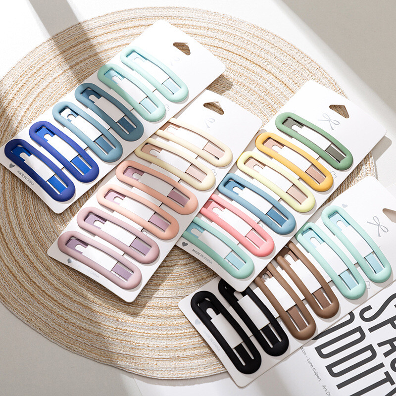 6 komada novih djevojaka, slatki šareni oblik, ukosnice, slatke kopče za kosu, dječje ukosnice, kopča, modni dodaci za kosu