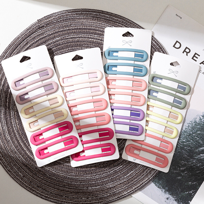 6 komada novih djevojaka, slatki šareni oblik, ukosnice, slatke kopče za kosu, dječje ukosnice, kopča, modni dodaci za kosu