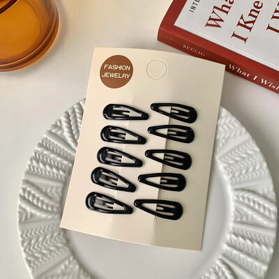 10 buc/pungă Agrafe de păr în formă de picătură de apă de culoare bomboană dulce pentru fete Agrafe de păr BB Agrafe Accesorii pentru păr pentru copii