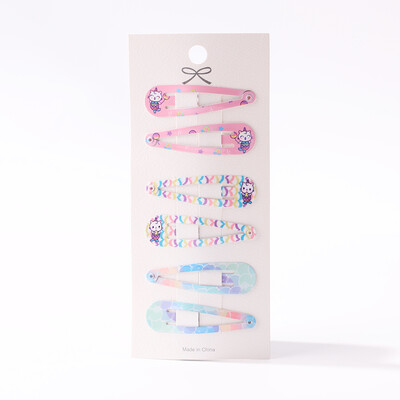 6/10kom slatkih mini metalnih slatkiša tipa srca BB kopče Ukosnice Kosa za kosu Dječja pokrivala za glavu Ukosnice za novorođenčad Djevojčice Dodaci za kosu