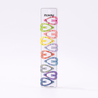 6/10kom slatkih mini metalnih slatkiša tipa srca BB kopče Ukosnice Kosa za kosu Dječja pokrivala za glavu Ukosnice za novorođenčad Djevojčice Dodaci za kosu