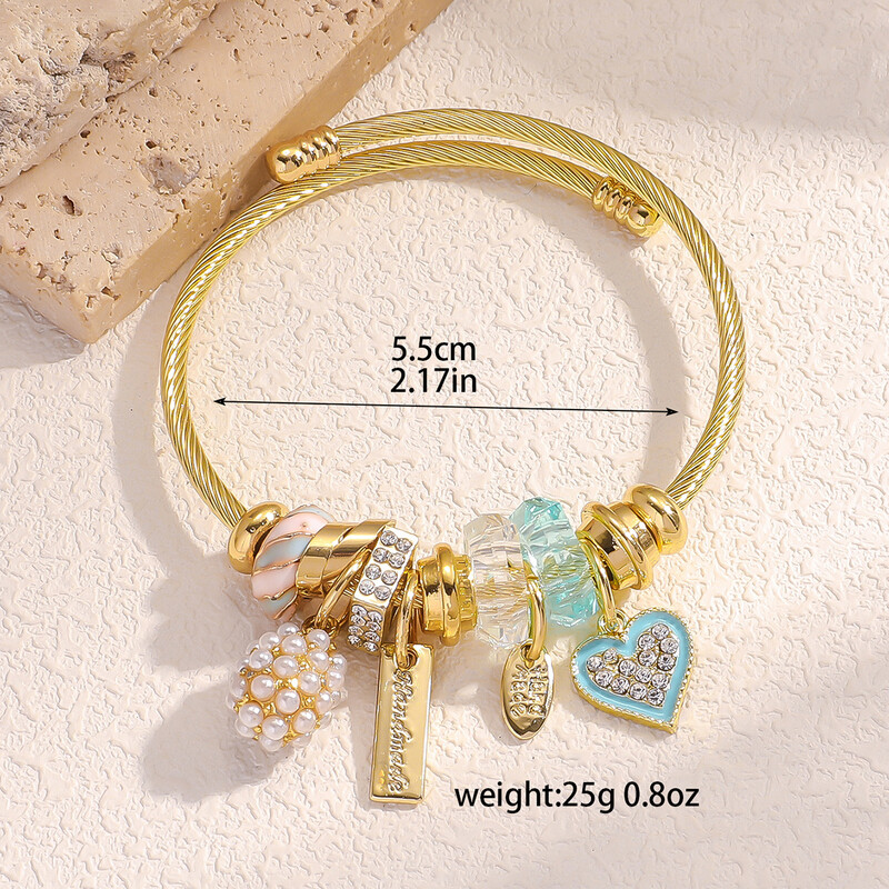 1 buc. Brățară de dragoste cu mărgele cu mărgele pentru familie, de modă pentru femei