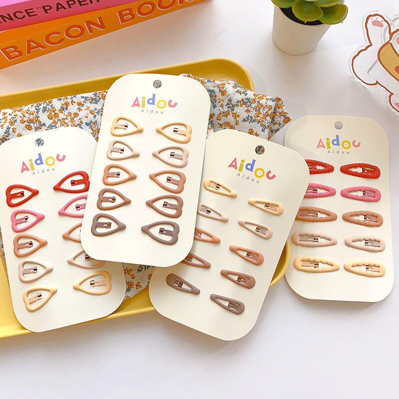 10kom/set šarene zvjezdane kopče za kosu za djevojčice, svjetlucave metalne kopče, BB kopča, ukosnice, pokrivala za glavu, dodaci za ukosnice za dojenčad, djecu