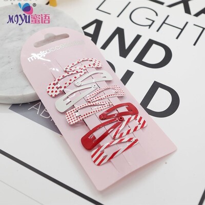 10 KOM. Novi lijepi crtići u obliku srca, metalni slatkiši, ukosnice za djevojčice, kopče za kosu, dječja pokrivala za glavu, dječji dodaci, BB kopče za bebe