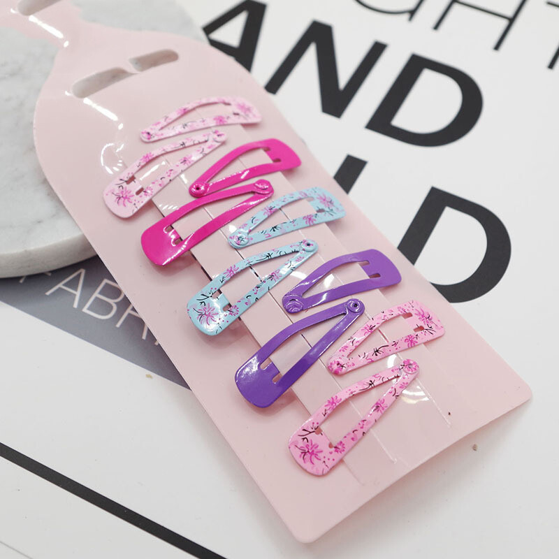 10 KOM. Novi lijepi crtići u obliku srca, metalni slatkiši, ukosnice za djevojčice, kopče za kosu, dječja pokrivala za glavu, dječji dodaci, BB kopče za bebe