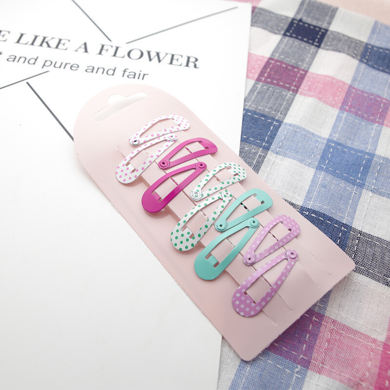 10 KOM. Novi lijepi crtići u obliku srca, metalni slatkiši, ukosnice za djevojčice, kopče za kosu, dječja pokrivala za glavu, dječji dodaci, BB kopče za bebe