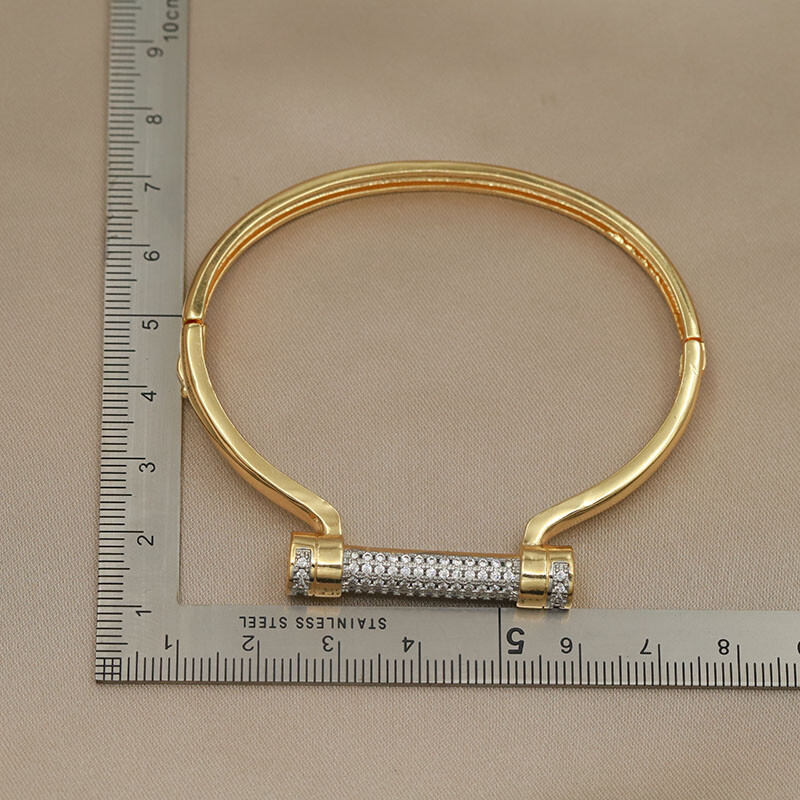 Design clasic Brățări cu bară de cristal complet pentru femei Bijuterii de marcă de modă Brățară din zirconiu Accesorii pentru petreceri