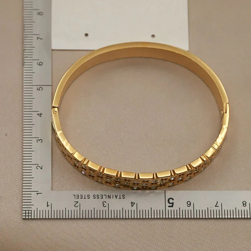 Oțel inoxidabil Metal Ulei Stil simplu Brățări și brățări pentru femei Bijuterii de marcă de modă Accesorii elegante