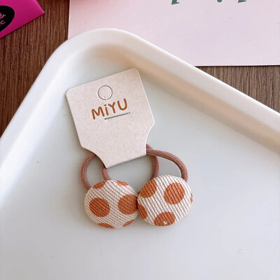 Множество стилове Шнола за коса за момичета Нова мода Корейски сладък бебешки плат Лък Фиби за коса Шапки Щипки за кафе Детски аксесоари за коса