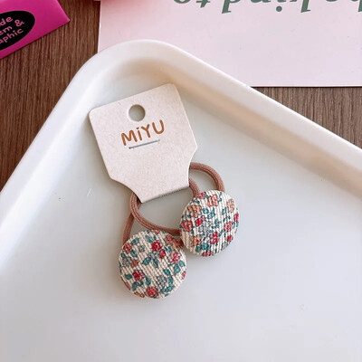 Множество стилове Шнола за коса за момичета Нова мода Корейски сладък бебешки плат Лък Фиби за коса Шапки Щипки за кафе Детски аксесоари за коса