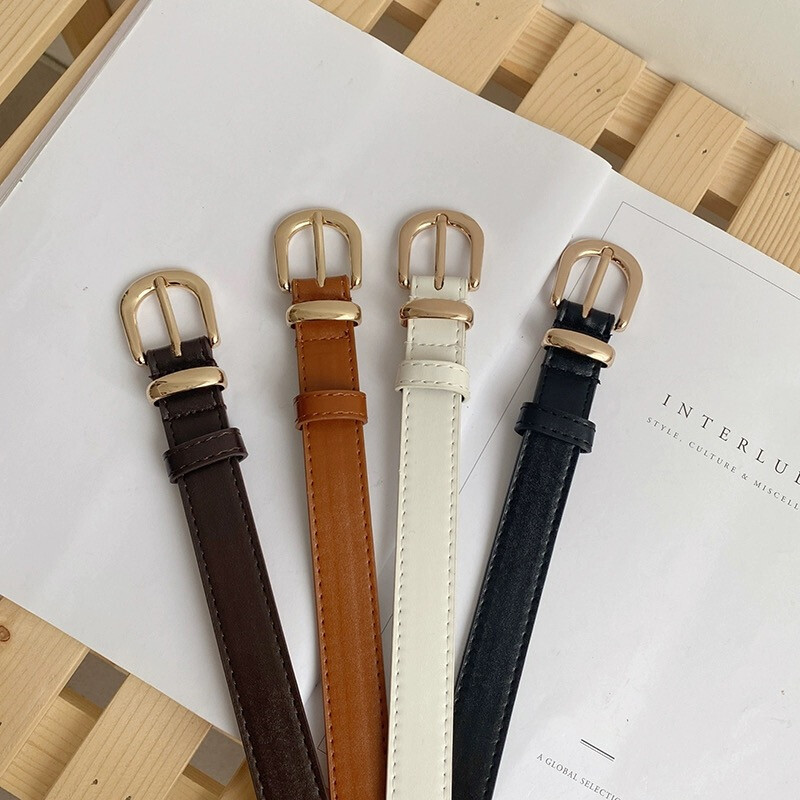 Remen ženski dizajn osjećaj manjine novi modni ukras traperice retro casual široka verzija studentski crni muški remen