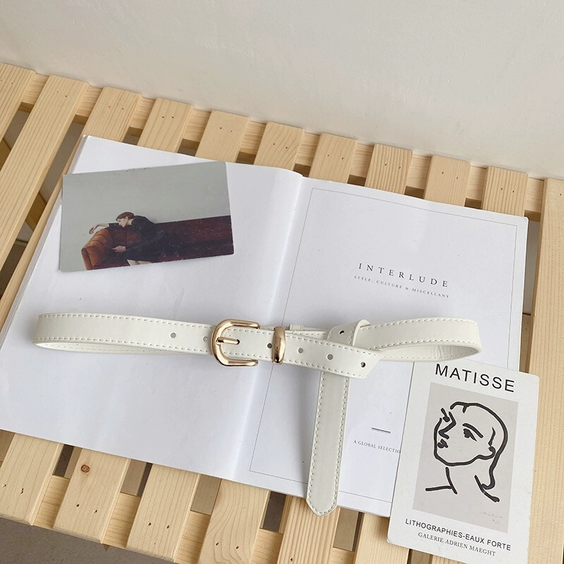 Remen ženski dizajn osjećaj manjine novi modni ukras traperice retro casual široka verzija studentski crni muški remen