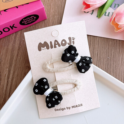 Copii Fete Fundă Floare Dragoste Agrafe de păr Brodate Accesorii pentru păr Moda Dulce Prințesă Accesorii pentru păr Bebeluși Copii Accent de păr rupt