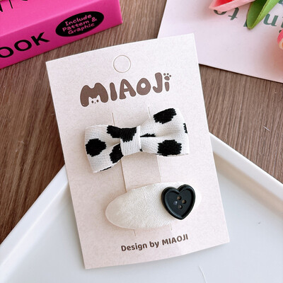 Copii Fete Fundă Floare Dragoste Agrafe de păr Brodate Accesorii pentru păr Moda Dulce Prințesă Accesorii pentru păr Bebeluși Copii Accent de păr rupt