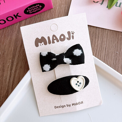 Copii Fete Fundă Floare Dragoste Agrafe de păr Brodate Accesorii pentru păr Moda Dulce Prințesă Accesorii pentru păr Bebeluși Copii Accent de păr rupt