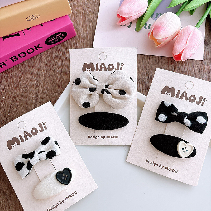 Copii Fete Fundă Floare Dragoste Agrafe de păr Brodate Accesorii pentru păr Moda Dulce Prințesă Accesorii pentru păr Bebeluși Copii Accent de păr rupt