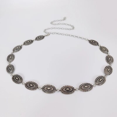 Dodaci za lanac oko struka u etničkom stilu Boemski svestrani remen ženska haljina vrhunska haljina s metalnim retro pojasom