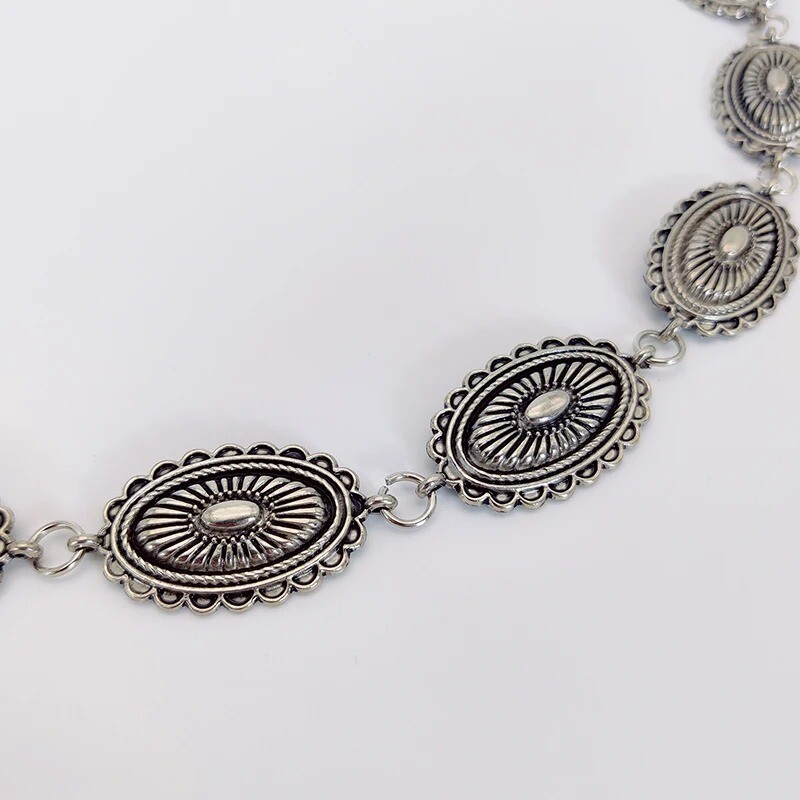 Dodaci za lanac oko struka u etničkom stilu Boemski svestrani remen ženska haljina vrhunska haljina s metalnim retro pojasom