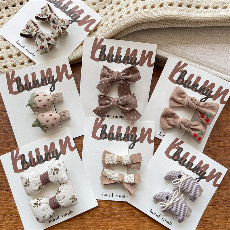 Jesen, nova kava, crtana mašna, cvijet, kopča za kosu, svestrana slatka djevojka, beba, modna ukosnica, slatka dječja pokrivala za glavu, dječji dodaci