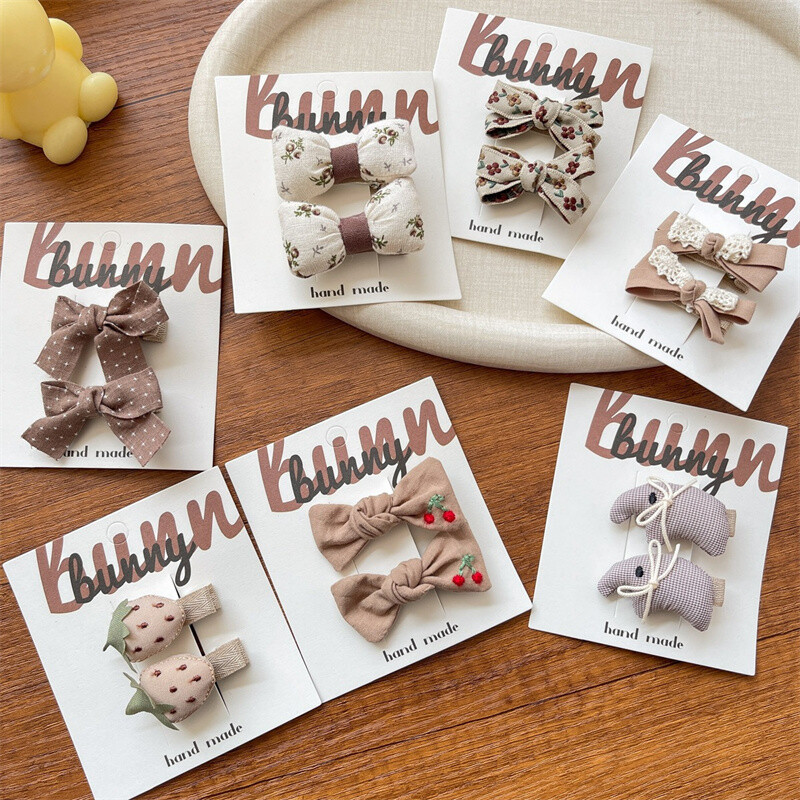 Jesen, nova kava, crtana mašna, cvijet, kopča za kosu, svestrana slatka djevojka, beba, modna ukosnica, slatka dječja pokrivala za glavu, dječji dodaci