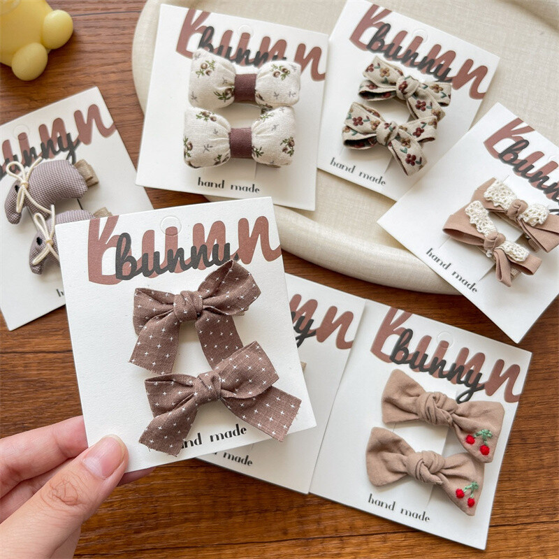 Jesen, nova kava, crtana mašna, cvijet, kopča za kosu, svestrana slatka djevojka, beba, modna ukosnica, slatka dječja pokrivala za glavu, dječji dodaci