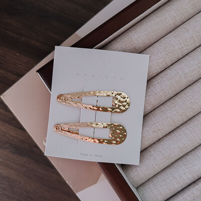 2 бр. Сплав в стил Европа и Америка BB щипки за коса за жени Момичета Деца Подарък Аксесоари за коса Парти Празничен орнамент