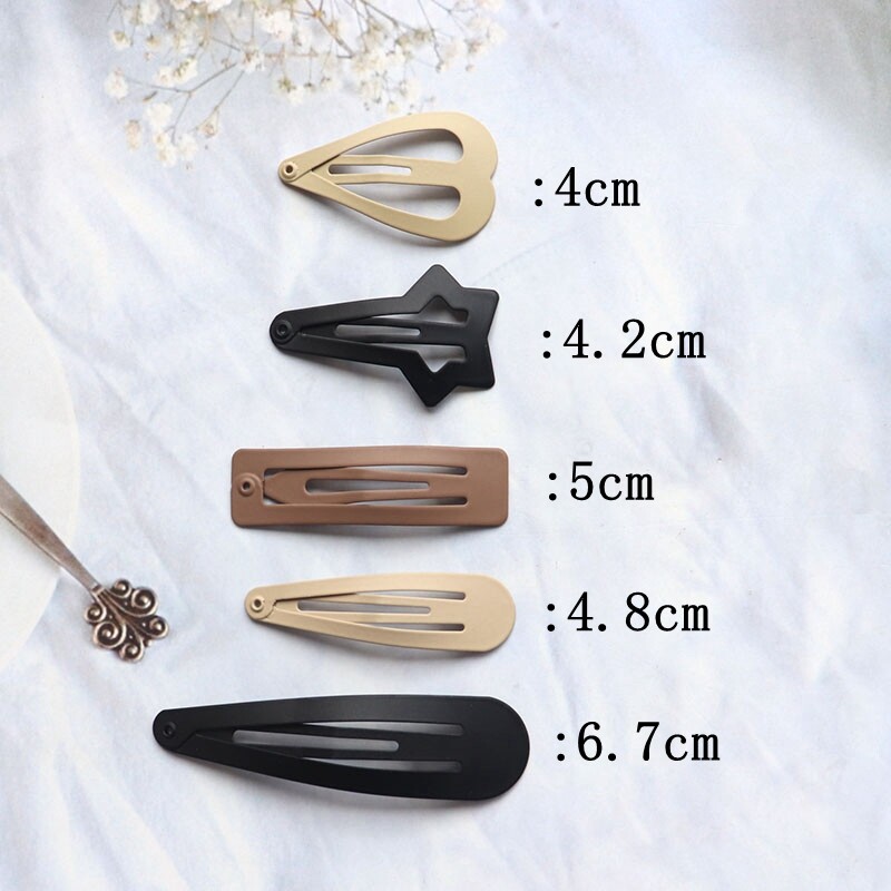 8Pcs/Set Heart Star Metalne kopče za kosu za žene Djevojke Ukosnice Ukosnice Klizna kopča Modni dodaci za kosu Pokloni Veleprodaja