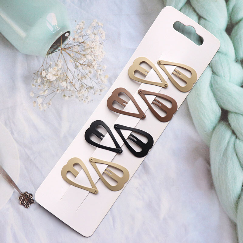 8Pcs/Set Heart Star Metalne kopče za kosu za žene Djevojke Ukosnice Ukosnice Klizna kopča Modni dodaci za kosu Pokloni Veleprodaja