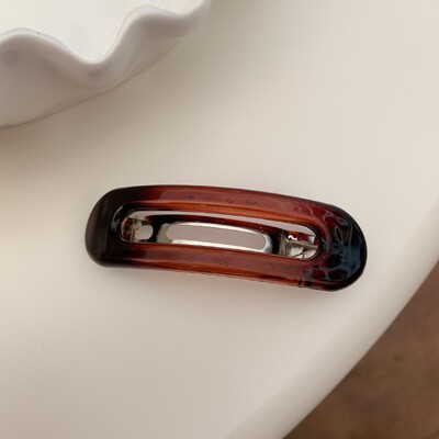 Udubljena kopča za kosu Leopard print Francuska kopča Plastične bočne igle Drška za kosu Ukosnica Ženski dodaci za kosu