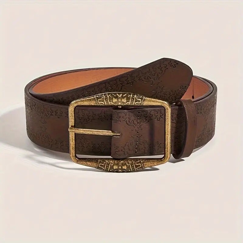 Model imprimat Retro Y2K Curele pentru femei de lux, marca de designer, cataramă, centură în talie, pentru femei, din piele PU, Hip Hop, la modă.