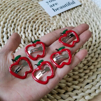 5 τμχ Hot Sweetly Strawberry Fruit BB Hair Claw Side Clips για γυναίκες Κορίτσια Παιδική φουρκέτα δώρο Αξεσουάρ μαλλιών Αξεσουάρ κεφαλής Orn