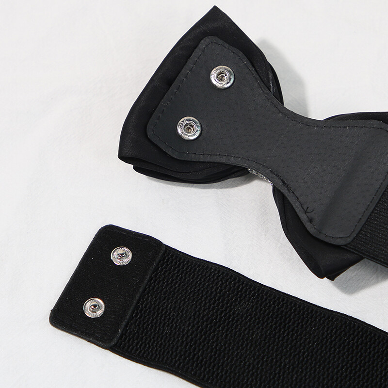 Moda fundă mare cu strass cataramă centură de talie femei doamnă elastică din nailon centură lată rochie slabă haină decor curea cu bretele