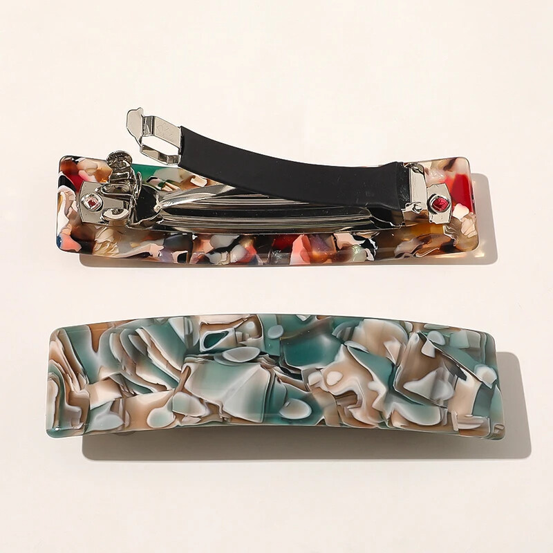 Agrafe de păr la modă, marmură leopard, agrafe de păr geometrice, agrafe de păr, agrafe de păr pentru fete, ac de păr, accesorii de păr pentru femei