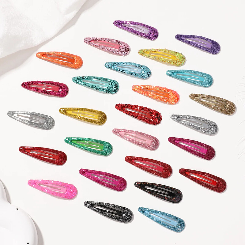 24 KOM Kapljice vode tipa BB kopča za kosu Kapljice ulja, šiške mačje oko, ukosnica, nasumična 24 boje, DIY boja, veleprodaja pokrivala za glavu