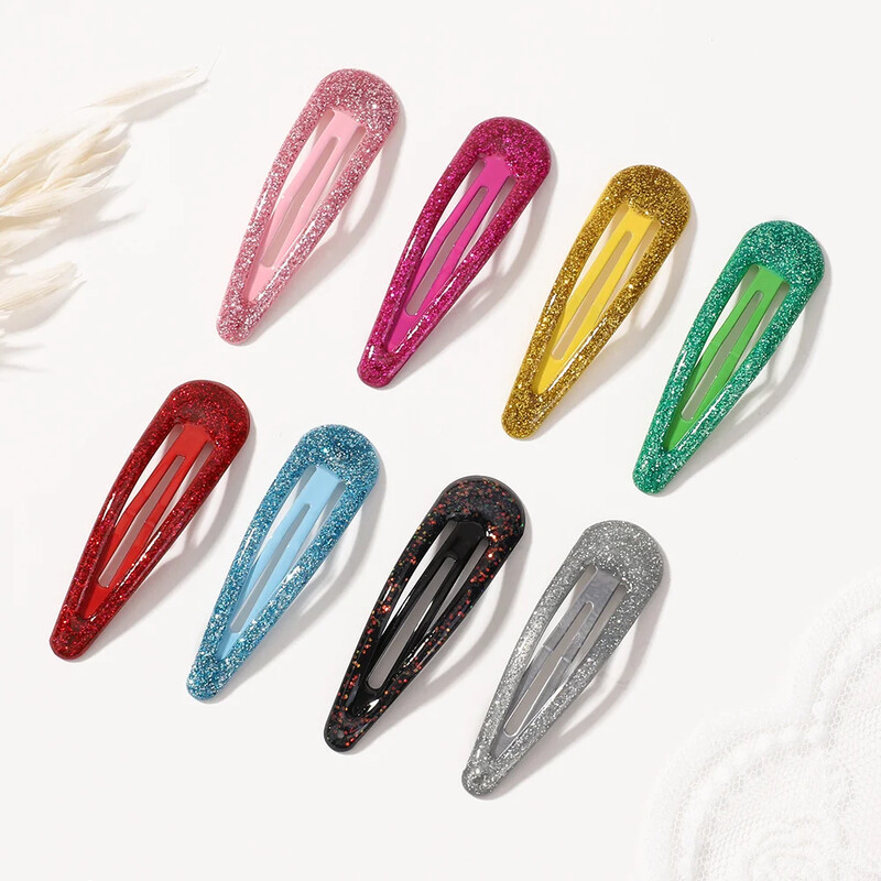 24 KOM Kapljice vode tipa BB kopča za kosu Kapljice ulja, šiške mačje oko, ukosnica, nasumična 24 boje, DIY boja, veleprodaja pokrivala za glavu