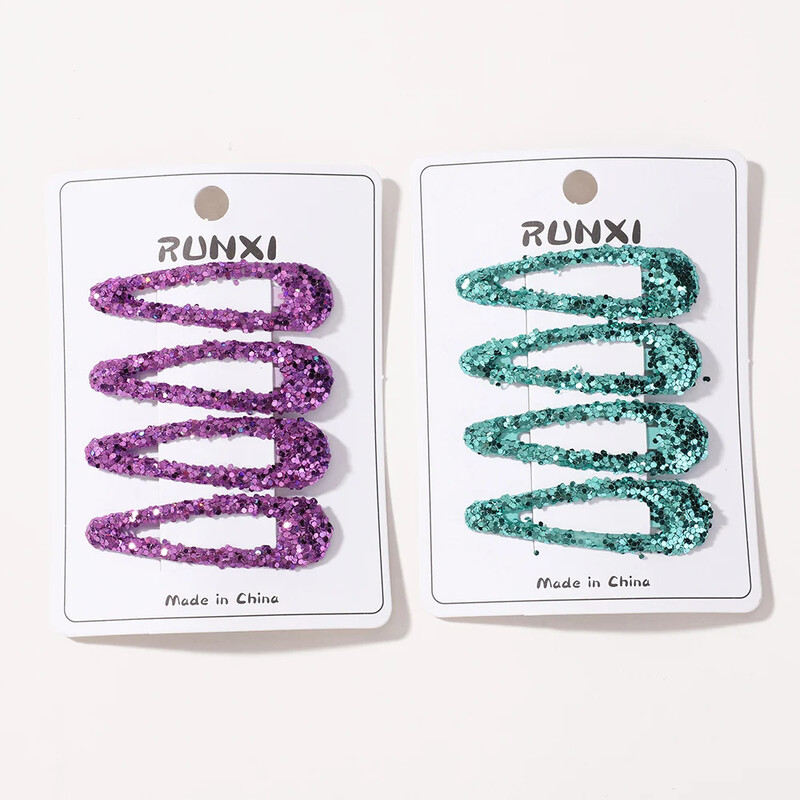 24 KOM Kapljice vode tipa BB kopča za kosu Kapljice ulja, šiške mačje oko, ukosnica, nasumična 24 boje, DIY boja, veleprodaja pokrivala za glavu