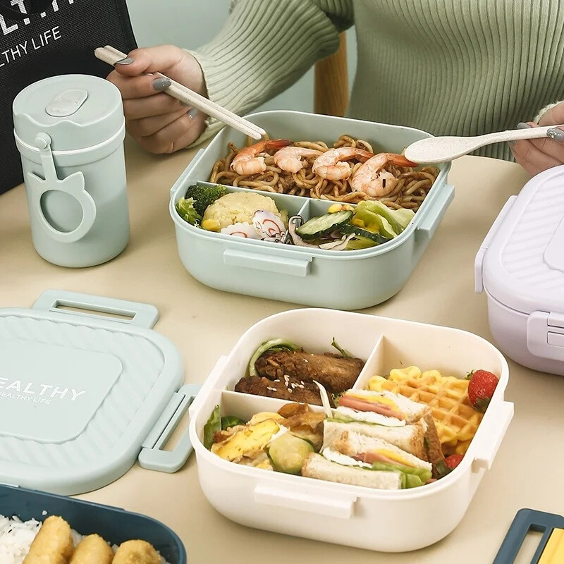 Обикновена зеница, японско отделение, закопчалка, обяд, служител в касата Bento, трапезария, ръчна кутия за обяд в микровълнова фурна, носете сервиз