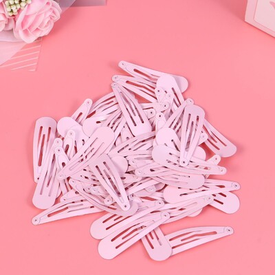 50 de bucăți agrafe de păr Snap metal agrafe Instrument de coafat BB Clip de păr vopsea metalică agrafe de păr accesorii de păr