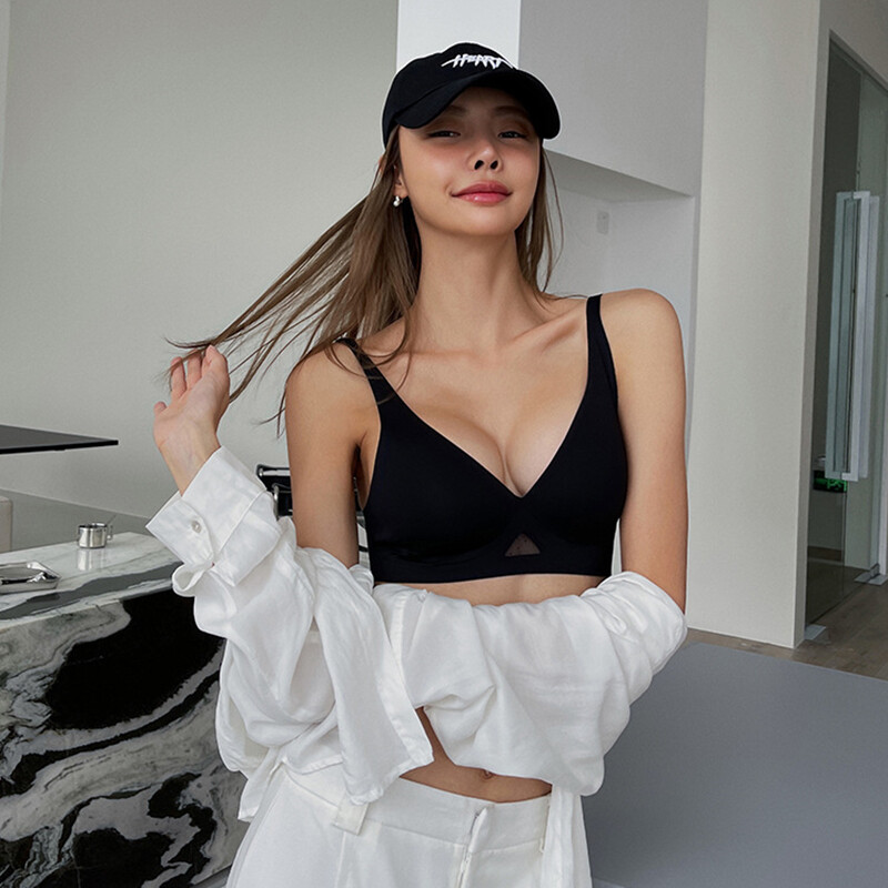 Seksi meka potpora Deep V Jednodijelno sportsko donje rublje Seksi bešavno jednostavno udobno prozračno Push-up za spavanje tanki dio