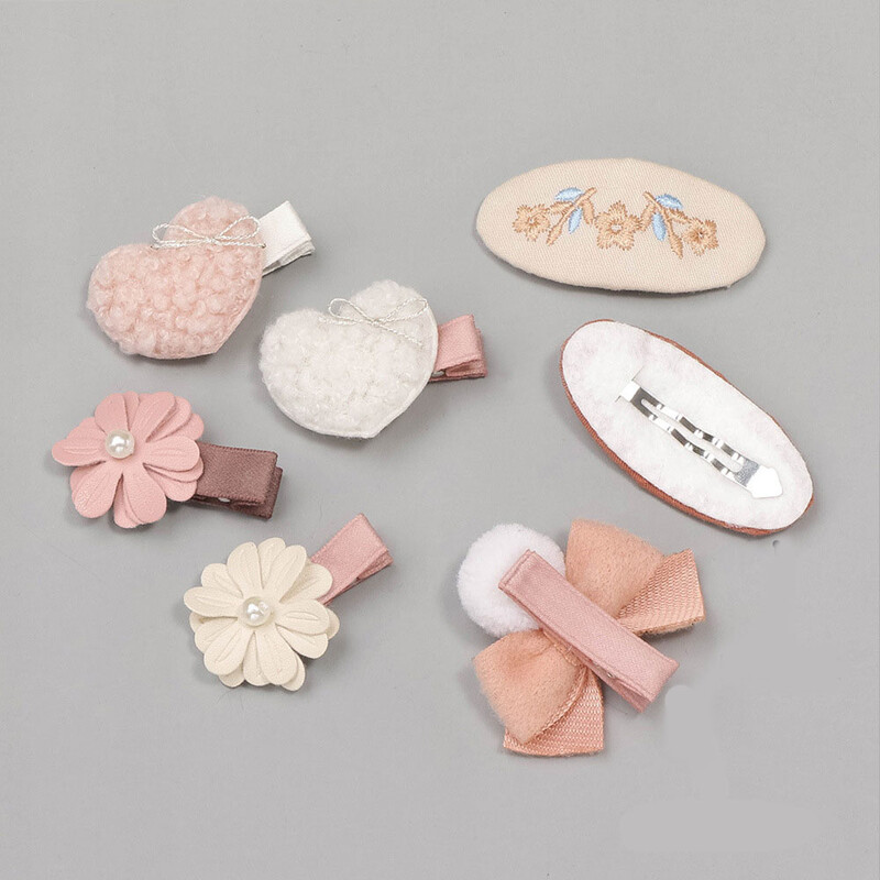 1 БР. Бебе момиче Аксесоар за коса за бебета Новородено Kawaii дантелена щипка Шапки Принцеса Сладък подарък за фиби Прекрасни малки деца
